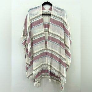 Women’s 100% Cotton Woven Kimono, One Size
